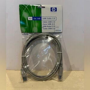 HP 3m A-B USB Cable 2.0